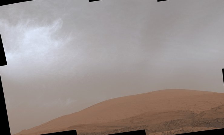 Облака на Марсе