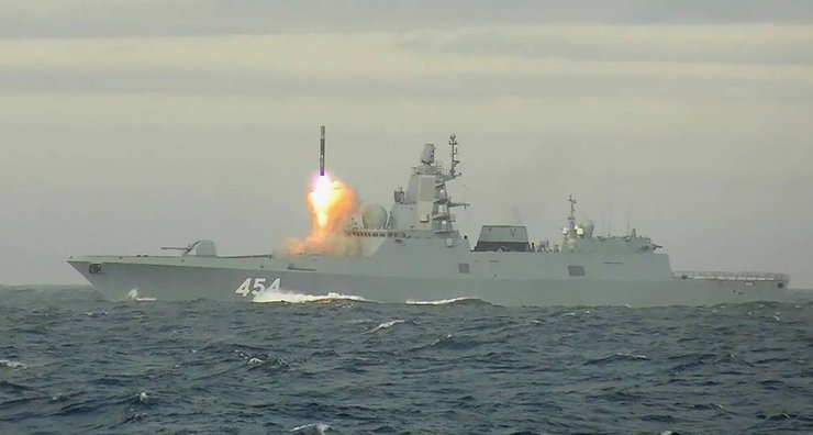 Ракета Циркон запуск с корабля россия