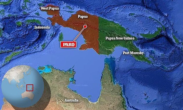 Район, де був захоплений новозеландський пілот