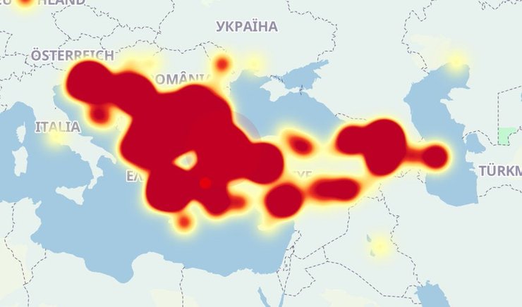 Сбой Google в Восточной Европе