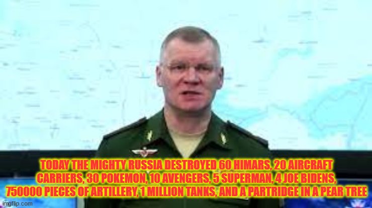 Міноборони Росії, мем, Ігор Конашенков