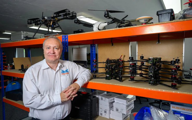 Соучредитель компании Drone Evolution Тоби Таунроу