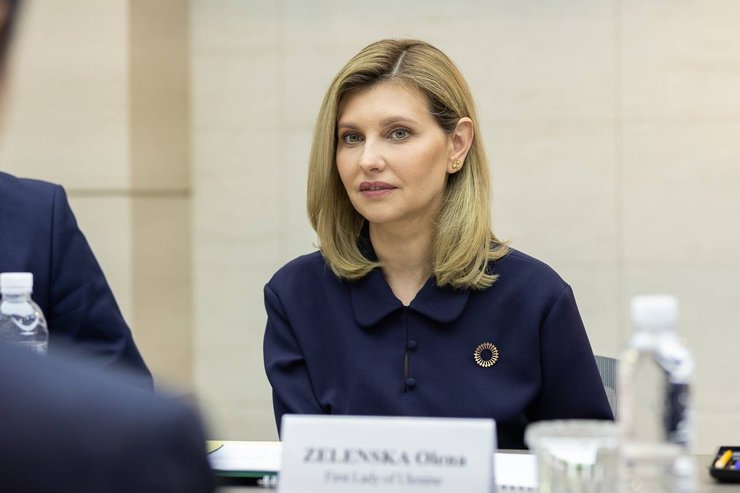 Елена Зеленская, южная корея, ким кон хи, юн сок ель