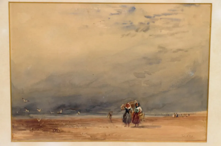 Потерянный шедевр, пенсионер, Великобритания, аукцион, картина, художник, художники, произведения искусства, фото