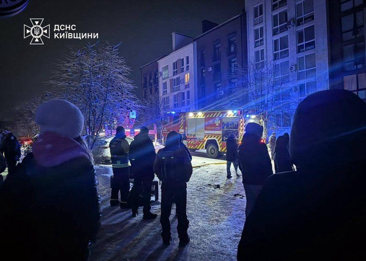 Наслідки нічної атаки у Київській області