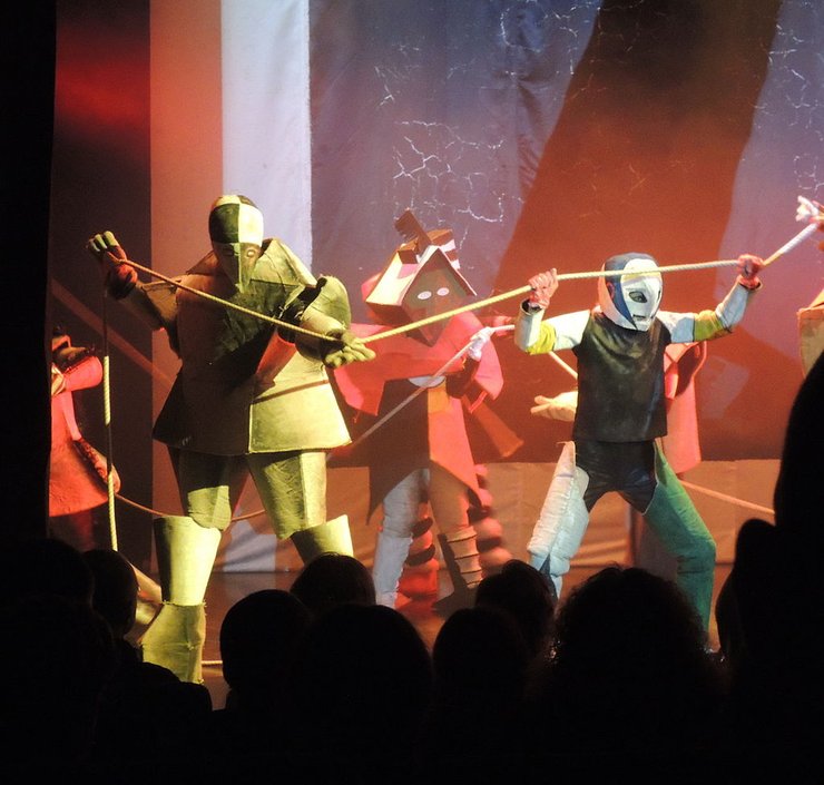 победа над солнцем, казимир малевич, роботы