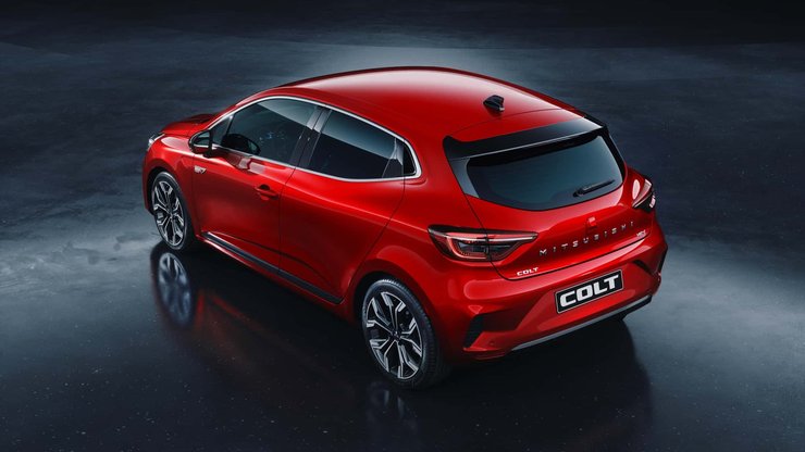 новый Mitsubishi Colt, Mitsubishi Colt 2024, Mitsubishi Colt, Renault Clio