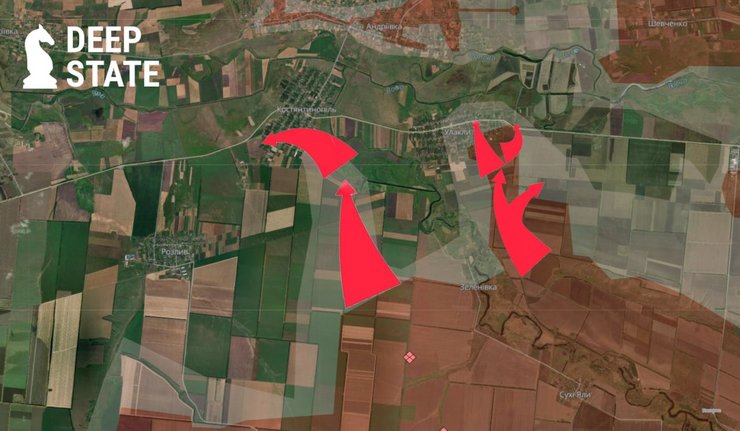 Карта боевых действий