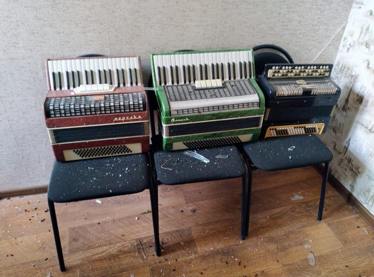 школа искусств часов яр, обстрел, донецкая область