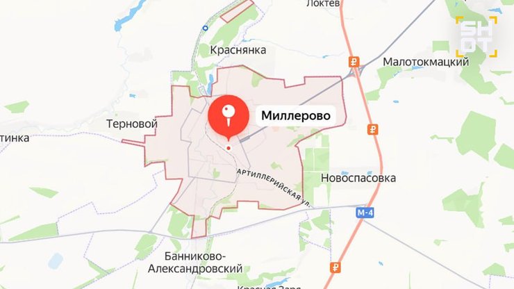 В Миллерово жители слышали 4-5 мощных взрывов