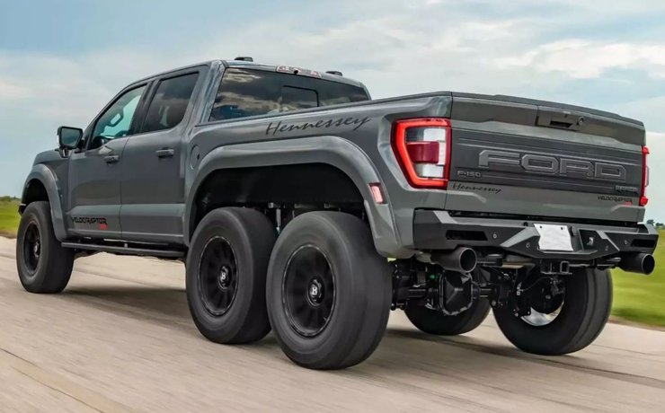 пикап Ford F-150, пикап Ford, Ford F-150, Hennessey VelociRaptor 6x6, Hennessey VelociRaptor, тюнинг Ford F-150