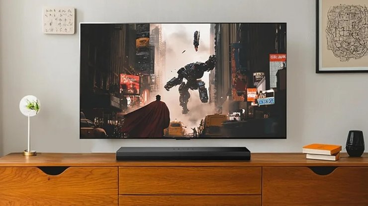 Звуковая панель LG S20A и телевизор