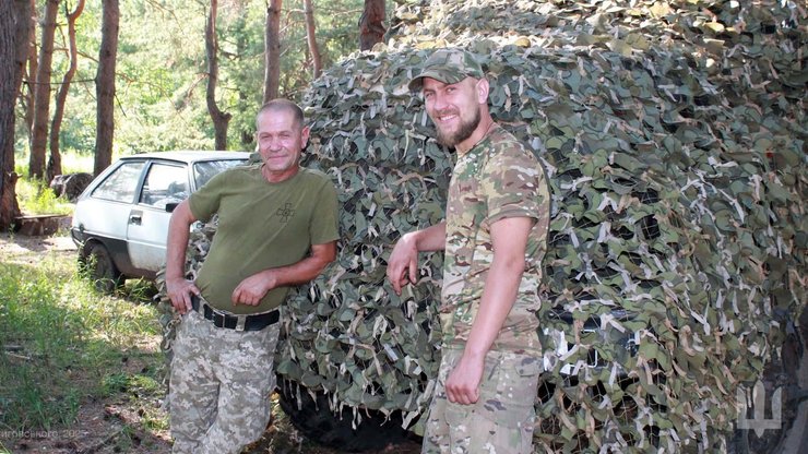 Бойцы подразделения "Механик" и "Митяй"