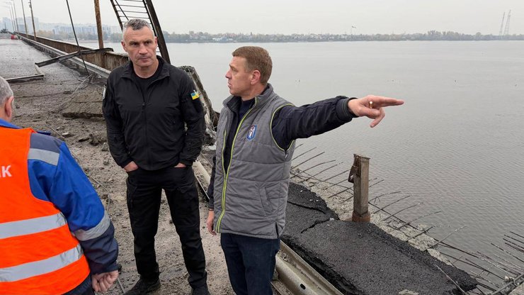 Київ Південний міст руйнування