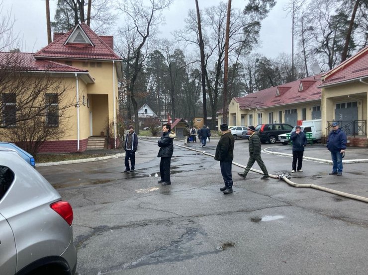 пожар, психоневрологический диспансер, Киев