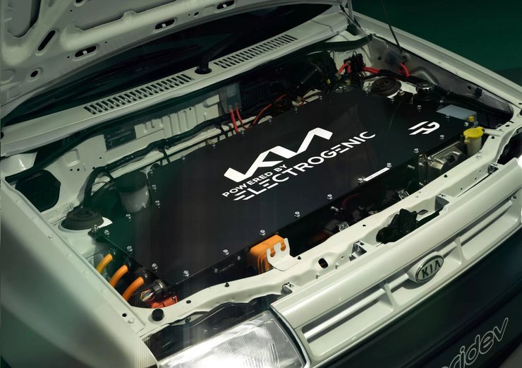 електромобіль кіа, Kia Pride 1996, Kia Pride, електромобіль Kia