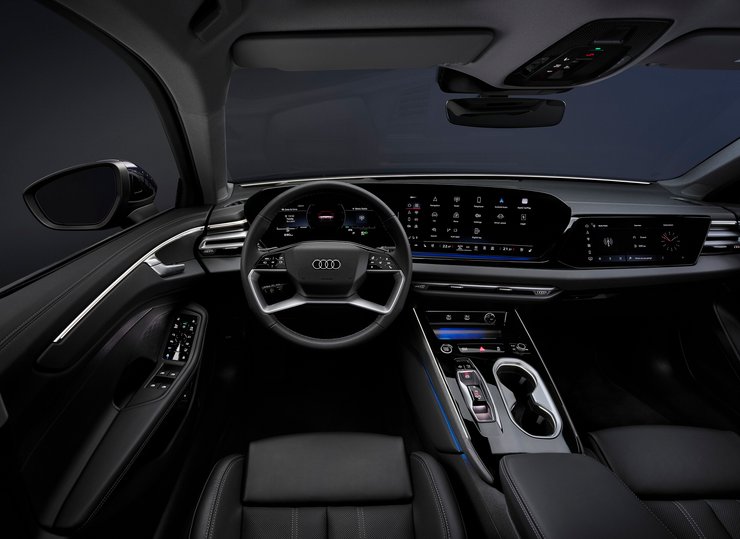 салон Audi A6, новый Audi A6, Audi A6 2025, седан Audi A6, седан Audi A6