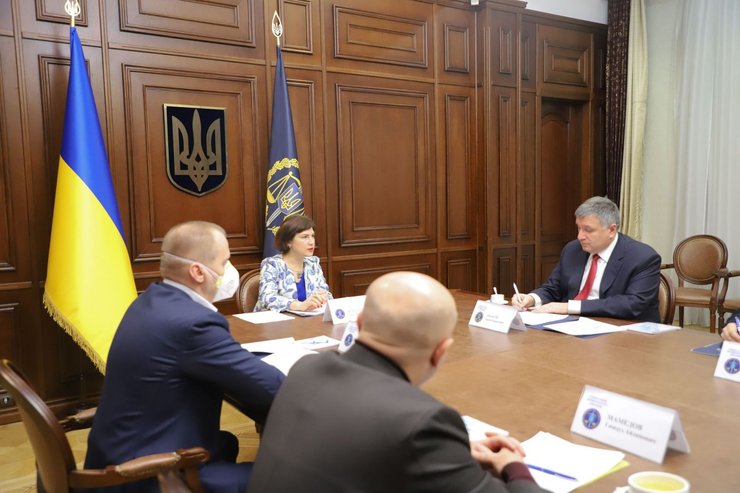 Ирина Венедиктова, Арсен Аваков, совещание, МВД, ГПУ