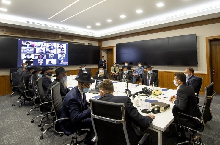 президент зеленский, раввины