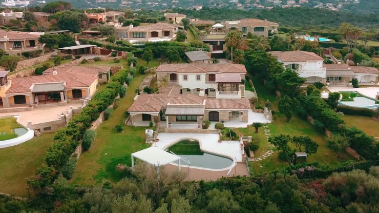 Вилла Аркадия Ротенберга, вилла на сардинии