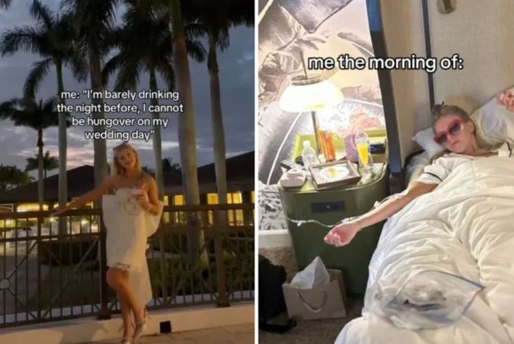 Невеста выпила лишнего перед самой свадьбой, что случилось дальше, смешная история из жизни