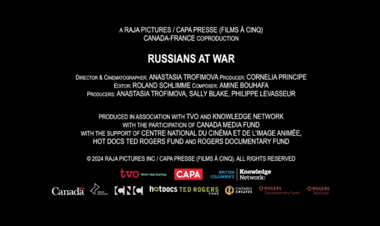 Россияне в войне, финансирование, Канада