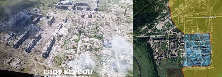 Бои на востоке, Чааев Яр, Репке, карта 25 июня