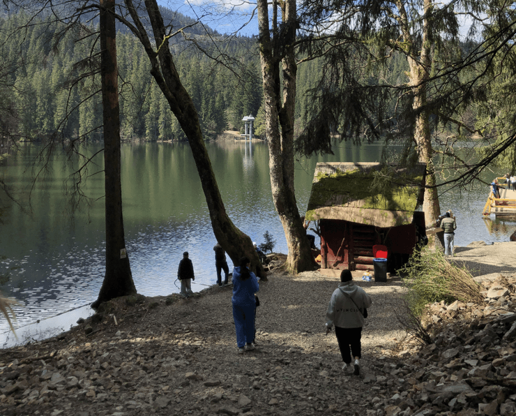 Озеро на Закарпатье