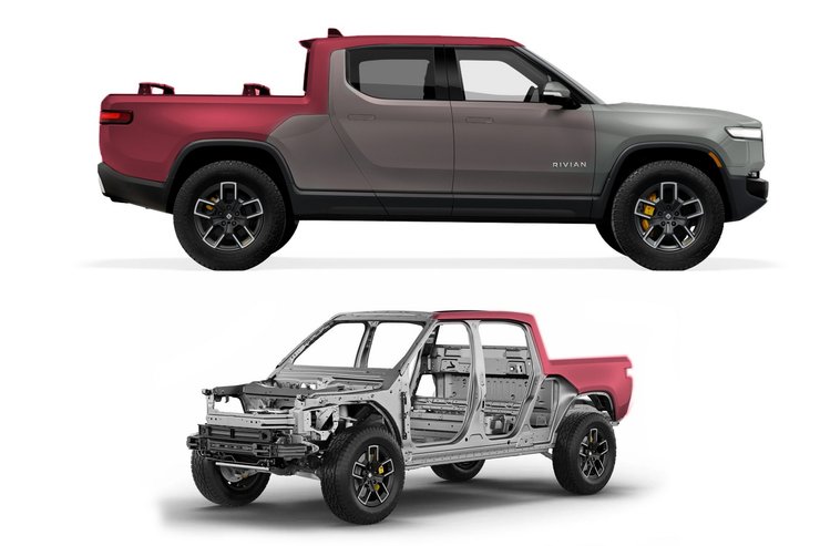 Rivian R1T, ремонт Rivian R1T, пикап Rivian, электромобиль Rivian, электромобиль Rivian