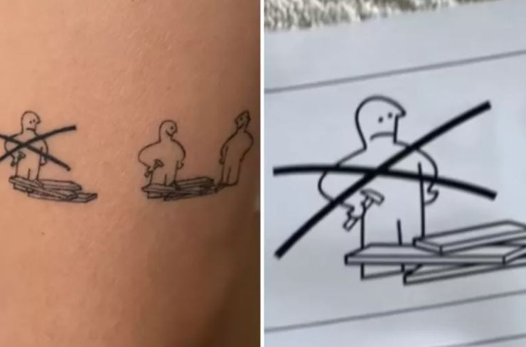 Смішне татуювання, чоловік здивував інтернет цікавим візерунком на руці, як виявилось, він має символічне значення