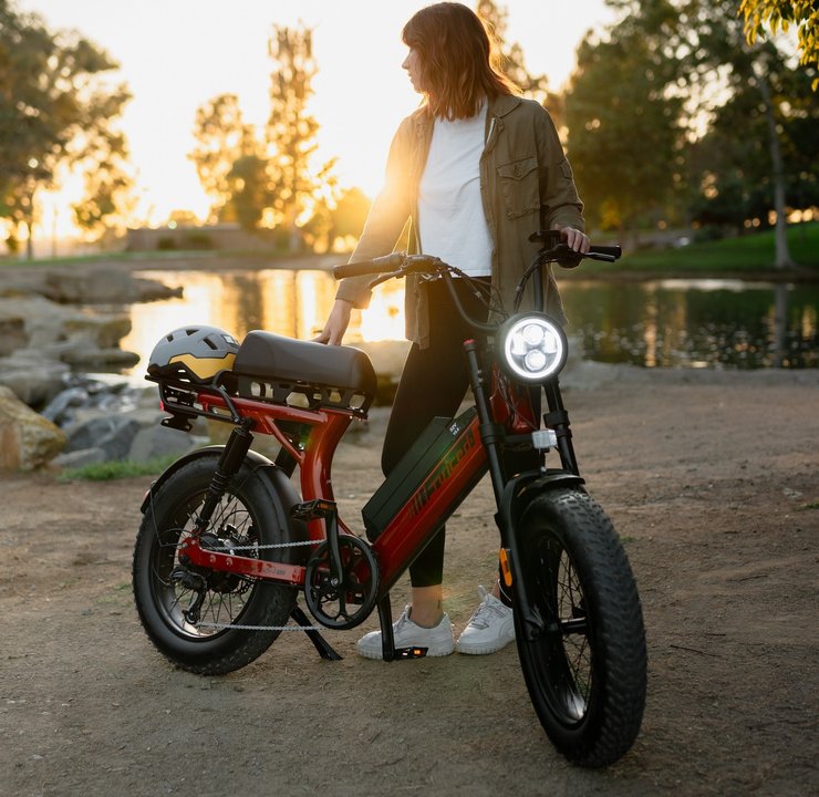 Fiesty Scorpion X2, Juiced Bikes, электрический скутер, электрический мопед