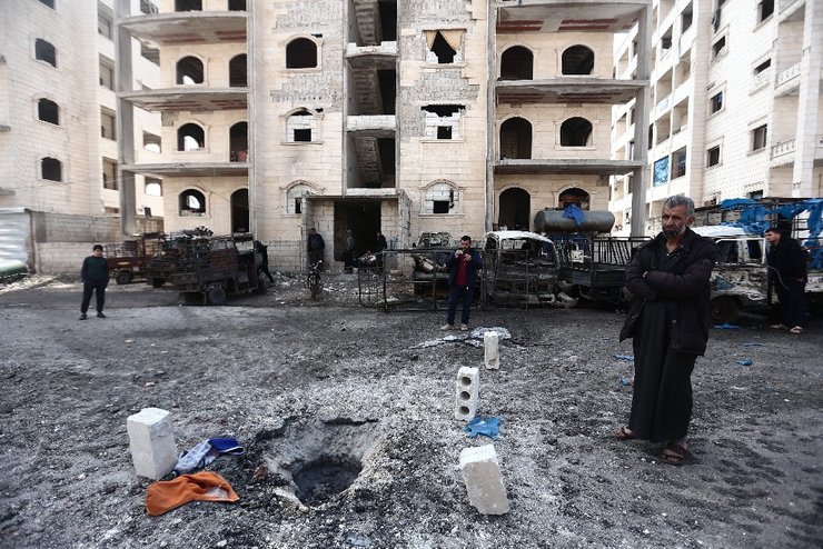 фото, Идлиб, Сирия, воздушные налёты