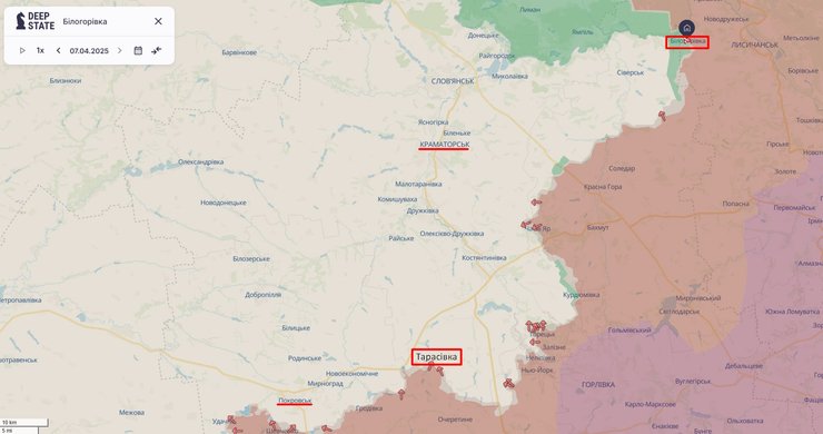 Китайські солдати, взяття в полон, карта, DeepState