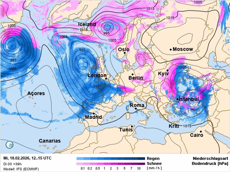 погода в Україні 18 лютого