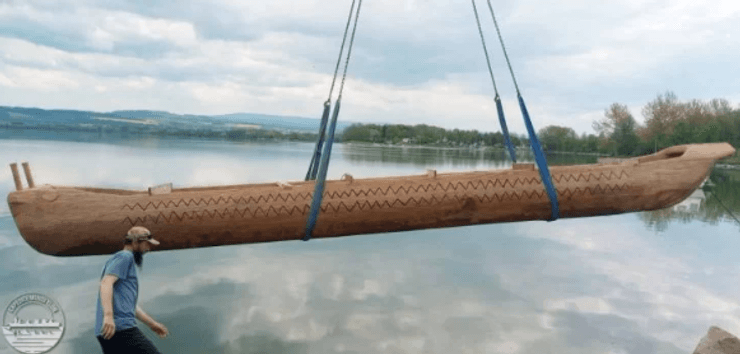 Моноксилон, эксперимент, археология, Эгейское море, доисторическая лодка, неолит, средиземноморская колонизация, древние люди, плавание, археологи, остров, плавание