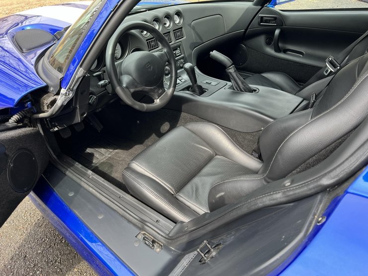 салон додж вайпер 1996, Dodge Viper GTS, Dodge Viper, Dodge Viper 1996, спорткар Dodge