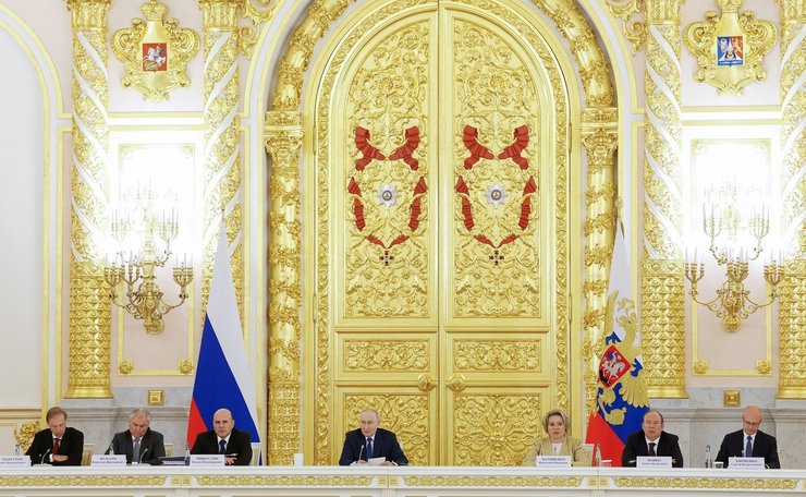 російський уряд, Путін, засідання
