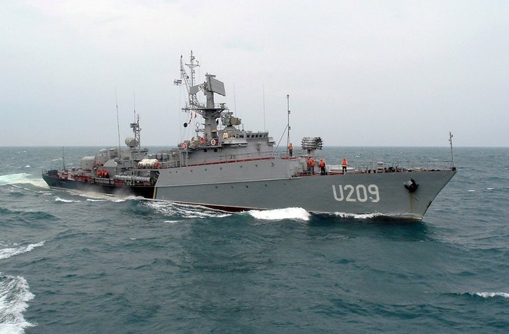 Корвет ВМС ВСУ "Тернополь", который потопил "Ивановец"