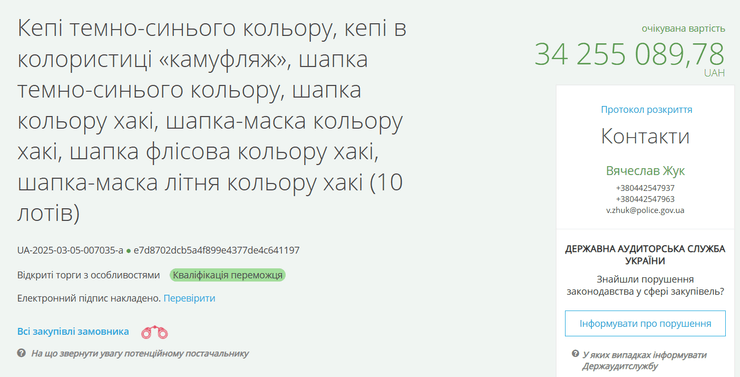 Prozorro, Тендер у Prozorro