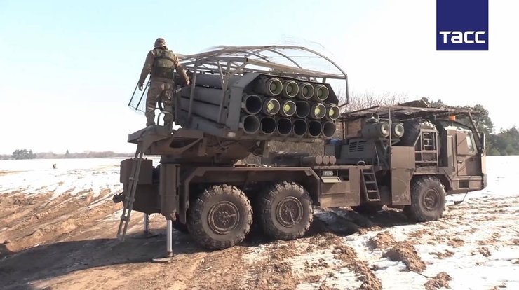 Российская РСЗО Ураган