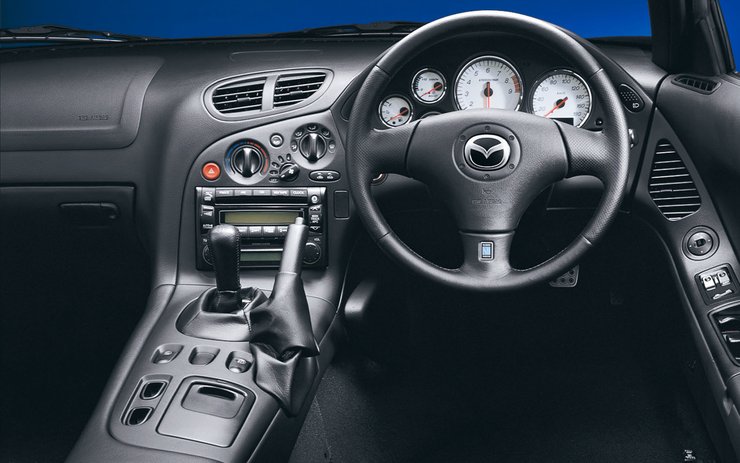 Салон Mazda RX-7, Mazda RX-7 1997, Mazda RX-7 FD, Mazda RX-7 Type RS, спорткар Mazda