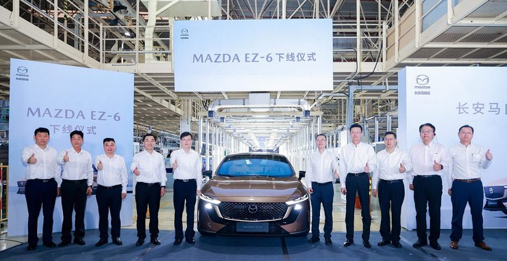 электромобиль мазда, Mazda EZ-6, новая Mazda EZ-6, электромобиль Mazda, Mazda 6