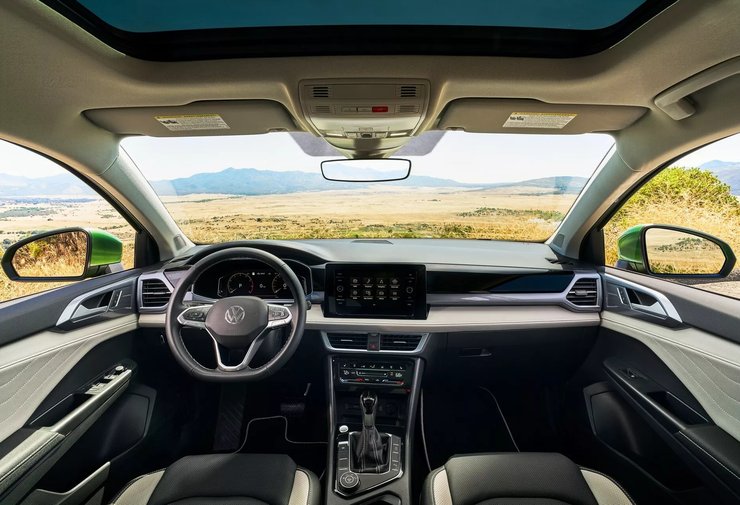 салон Volkswagen Taos, Volkswagen Taos, Volkswagen Taos, новый Volkswagen Taos, кроссовер Volkswagen