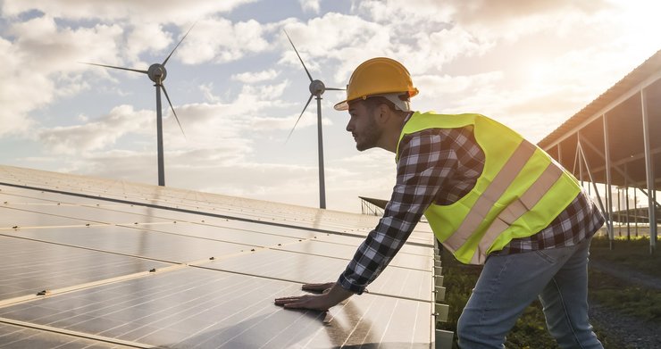 Солнечная и ветровая энергия