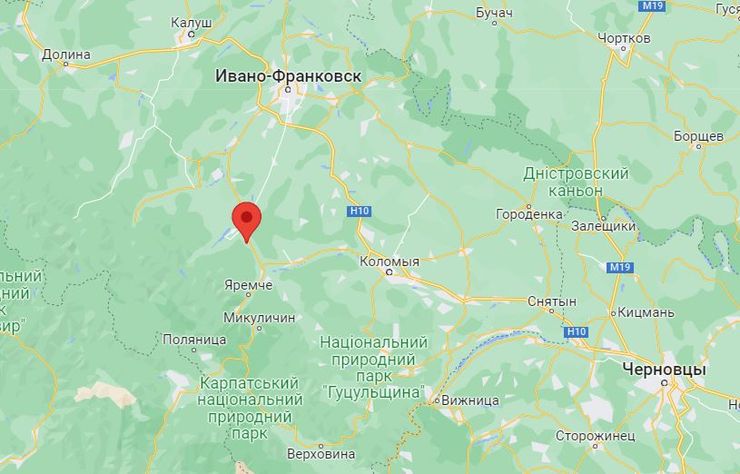 Село Стрымба на карте, фото