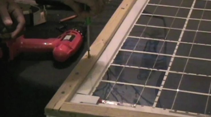 солнечная панель, оргстекло