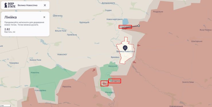 Наступление РФ, 16 декабря, карта, DeepState, Донбасс, Великая Новоселка
