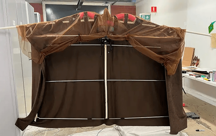 Конструкція, труби, тканина,