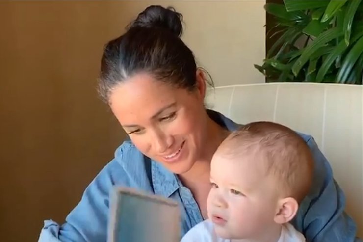 Меган Маркл с сыном Арчи