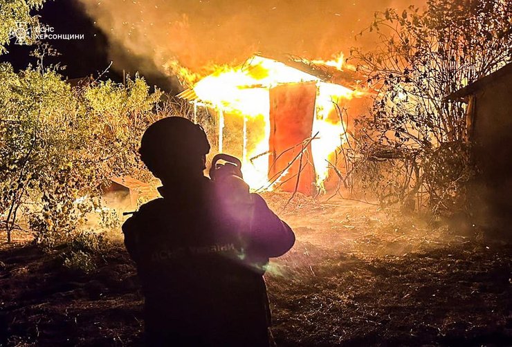 херсонская область обстрел